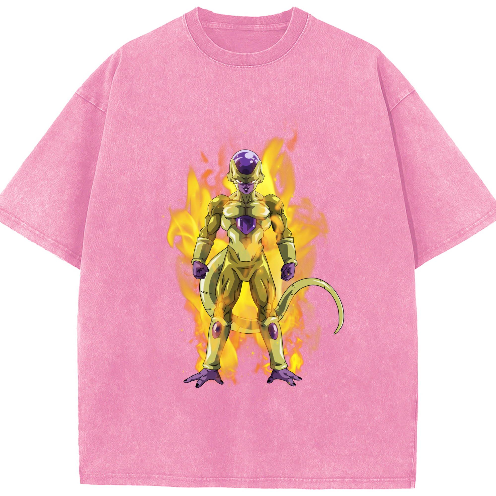 （画像用） ドラゴンボール フリーザ DRAGON BALL Frieza 綿100% ヴィンテージ風 半袖Tシャツ（フロントプリント）